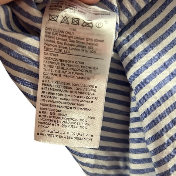 Banana Republic Long Sleeve Striped Top - Size XS - Picture 7 of 7